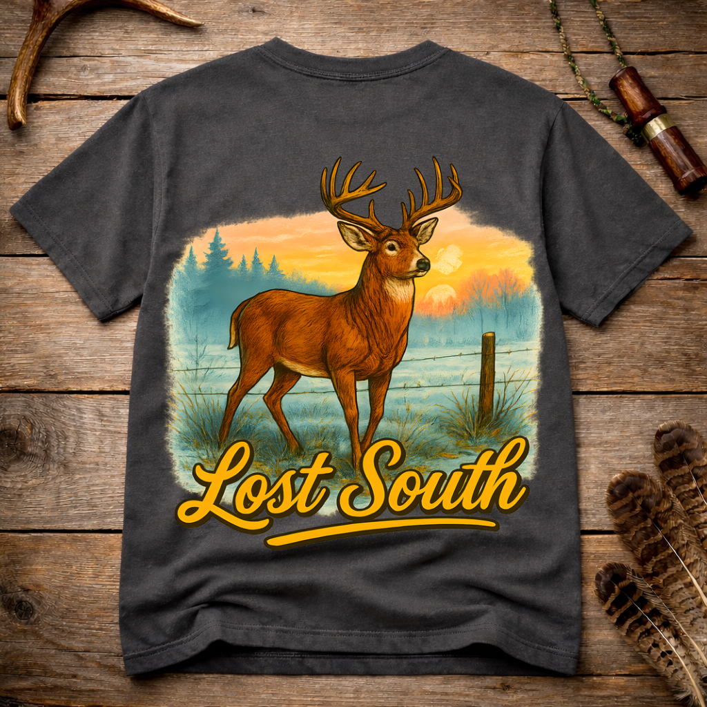 “Fence Line Buck” T-shirt