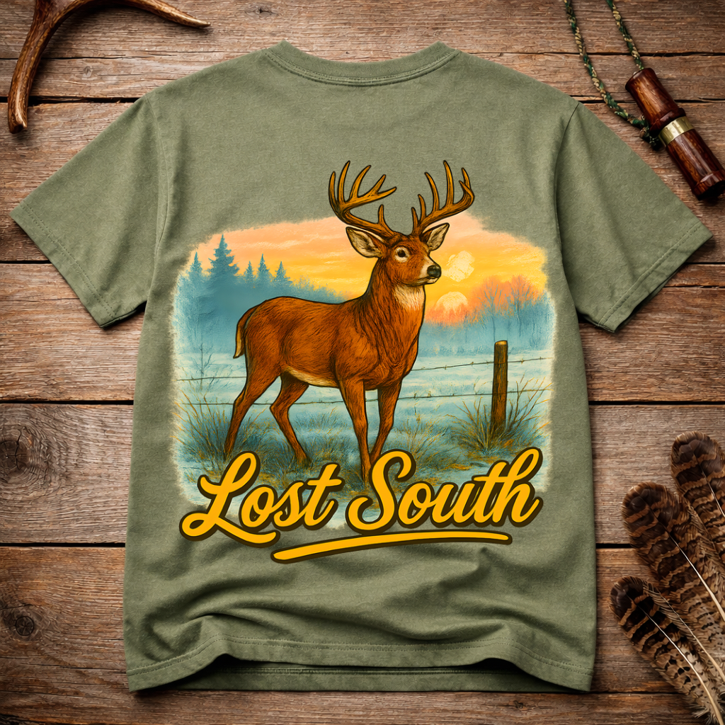 “Fence Line Buck” T-shirt