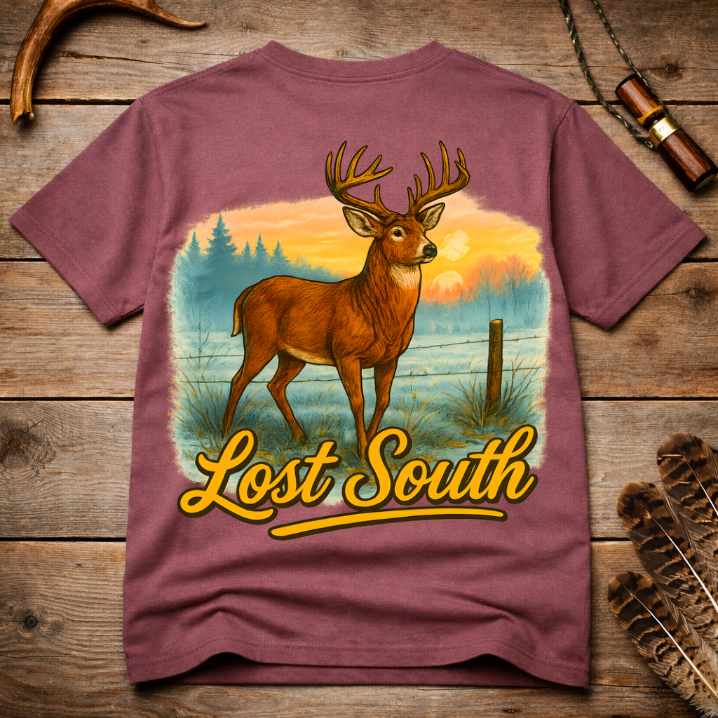 “Fence Line Buck” T-shirt